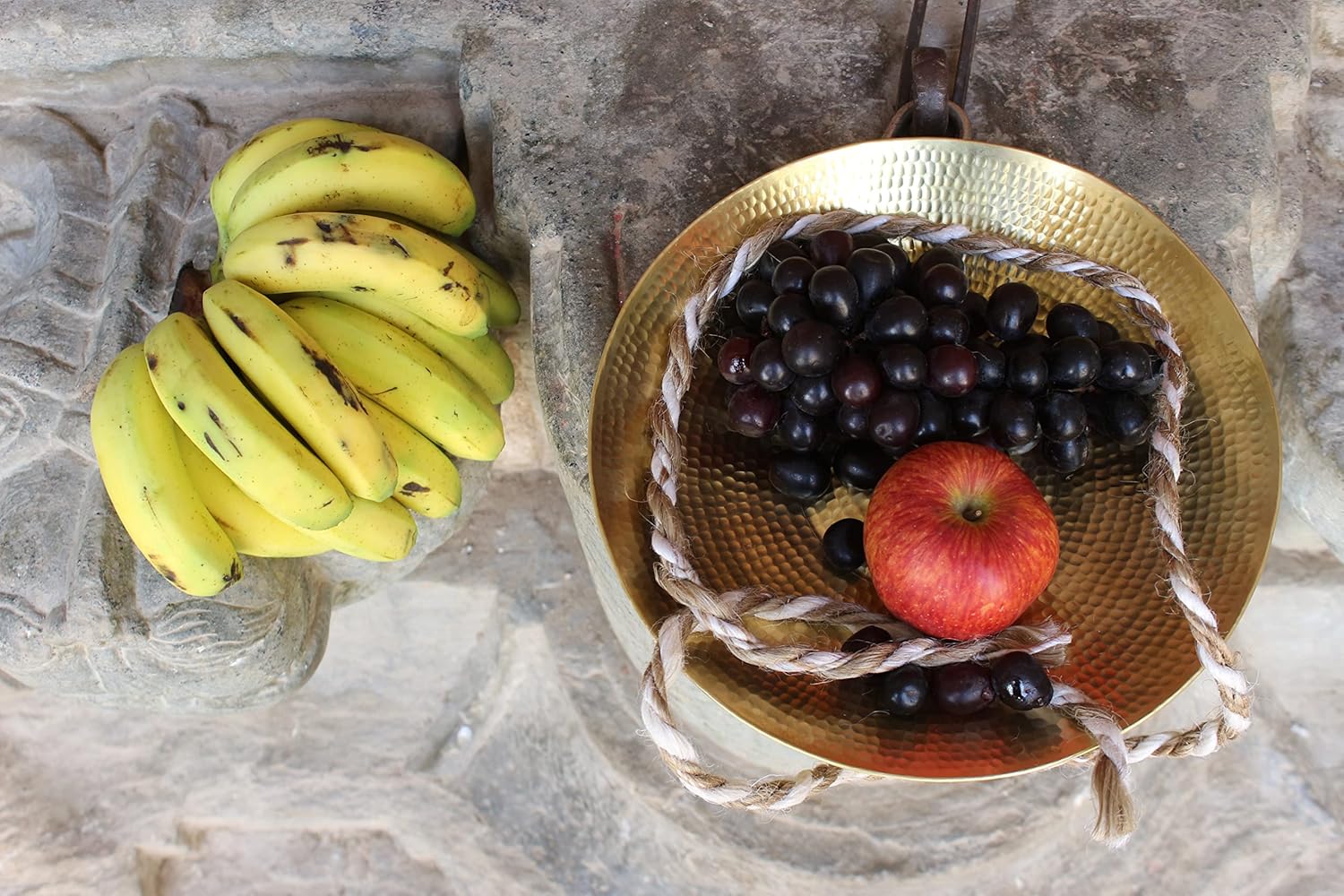 De Kulture Handmade Pure Brass Fruit Plate