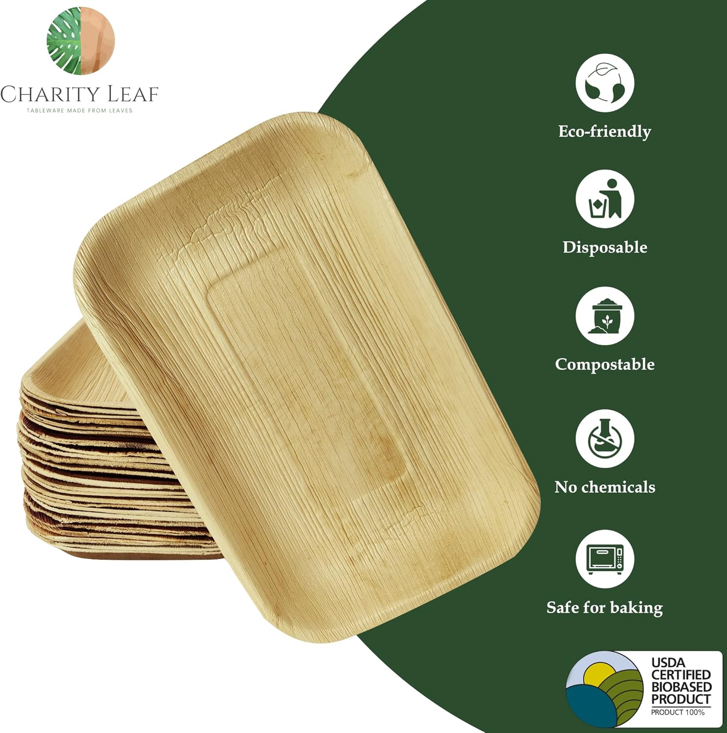 Eco-Friendly Bamboo Trays for Weddings Events