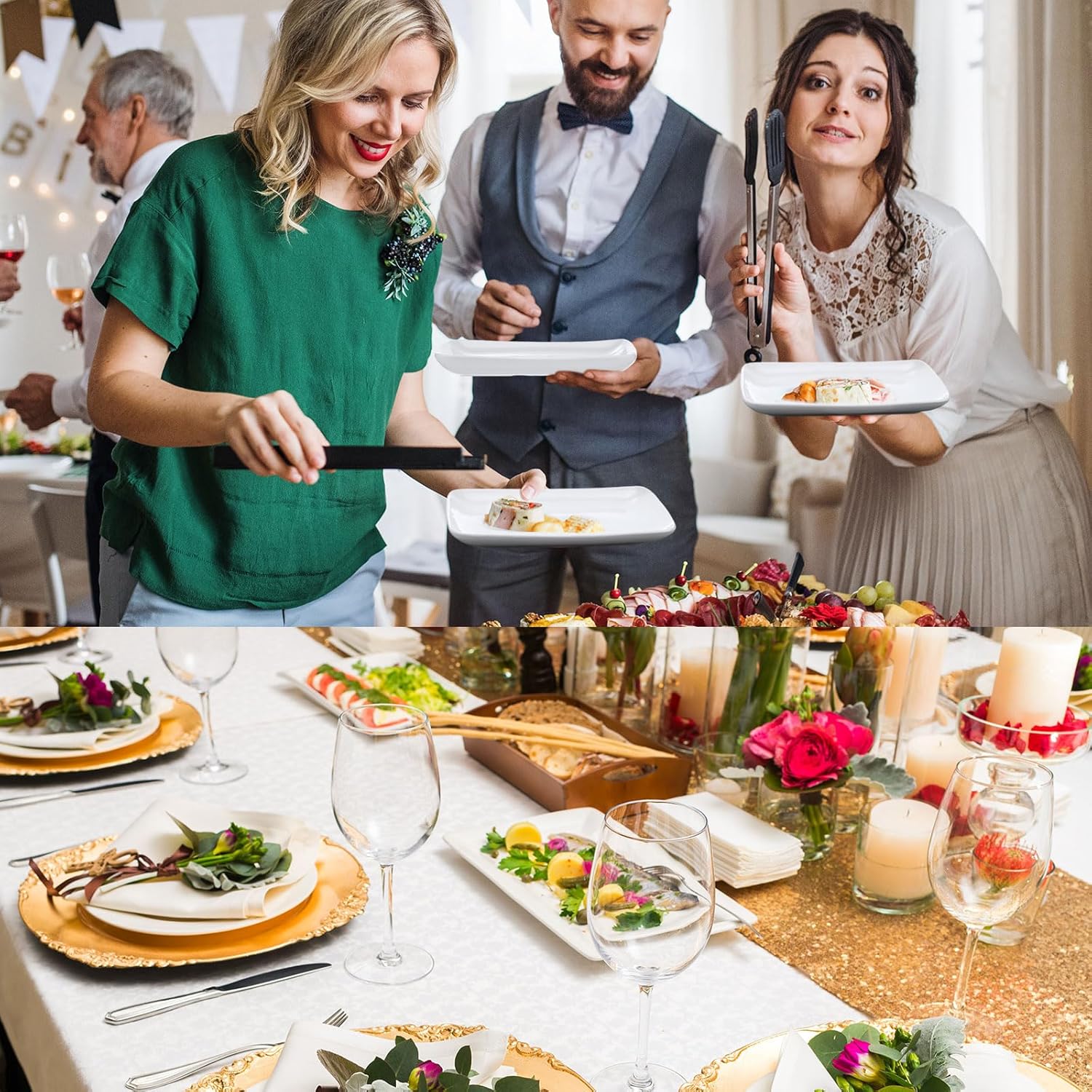 16-Piece Salad Plate Set