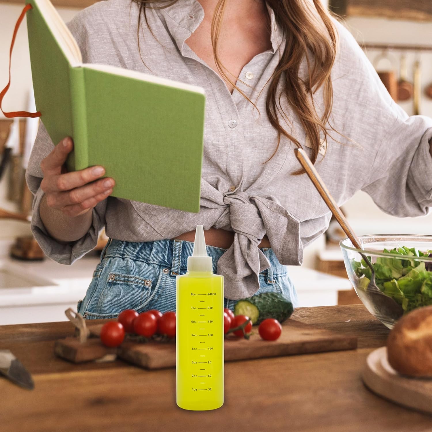 Cornucopia 8-Piece Graduated Measurement Squeeze Bottles