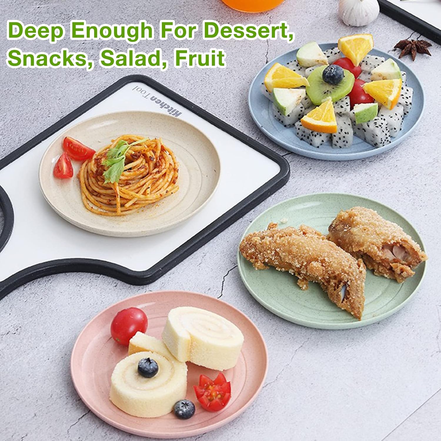 Unbreakable Dinner Plates for Camping