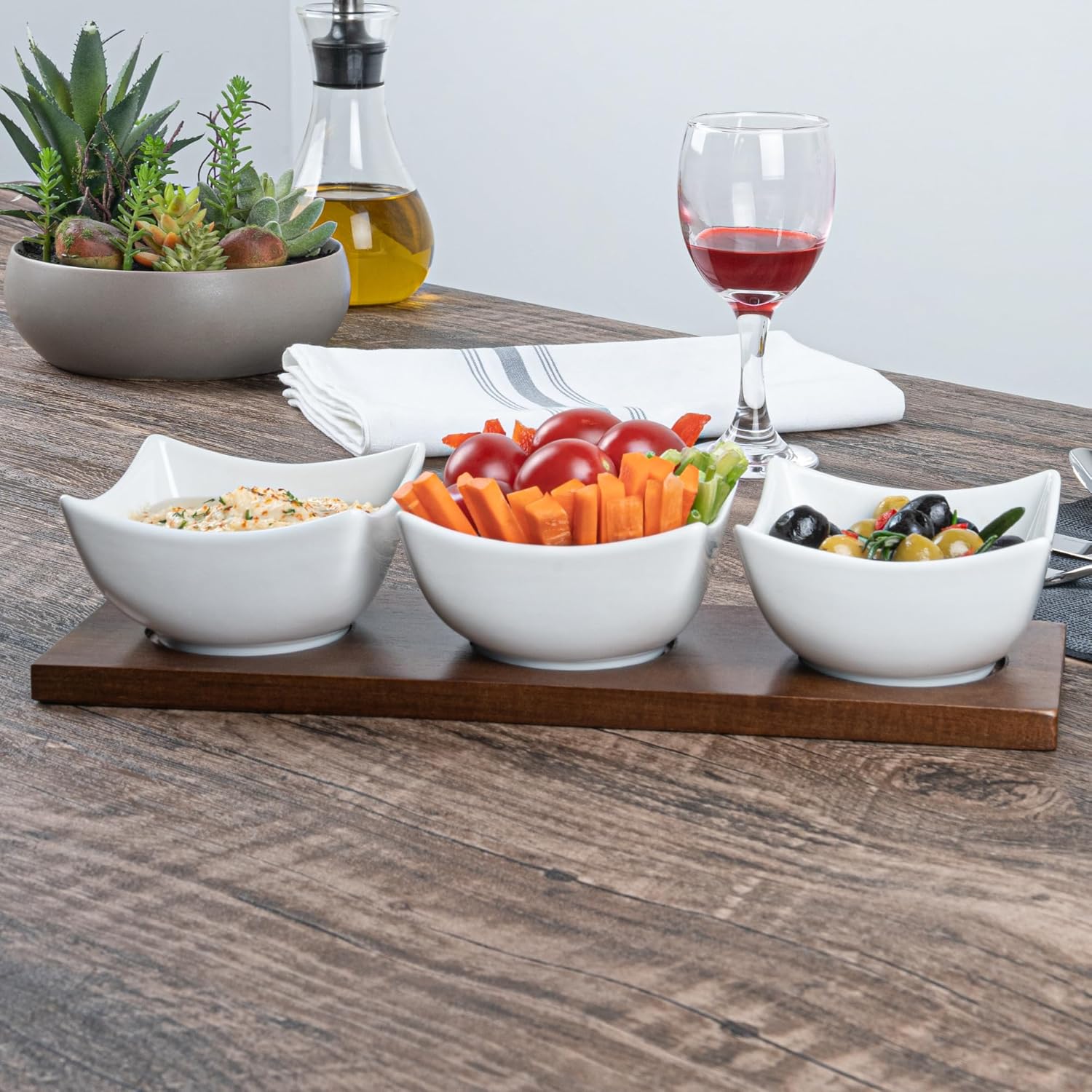Stylish 3-Piece Bowl Set for Home Restaurant Use