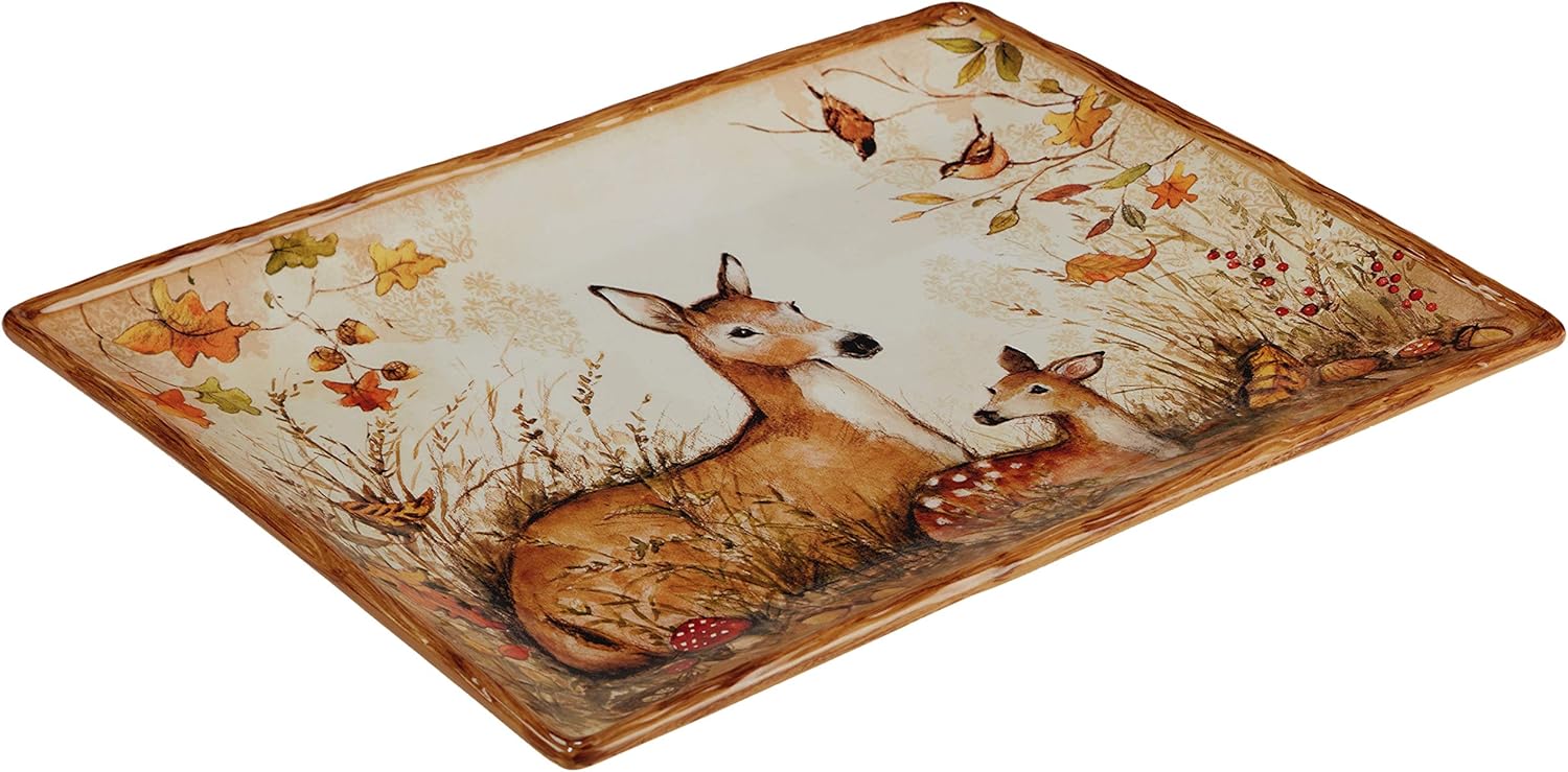 Stylish Pine Forest Serving Platter