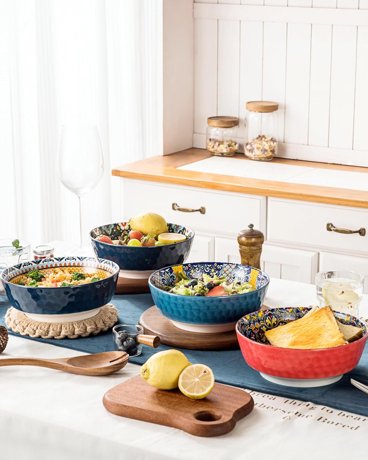 Vibrant Design Salad Bowl Sets