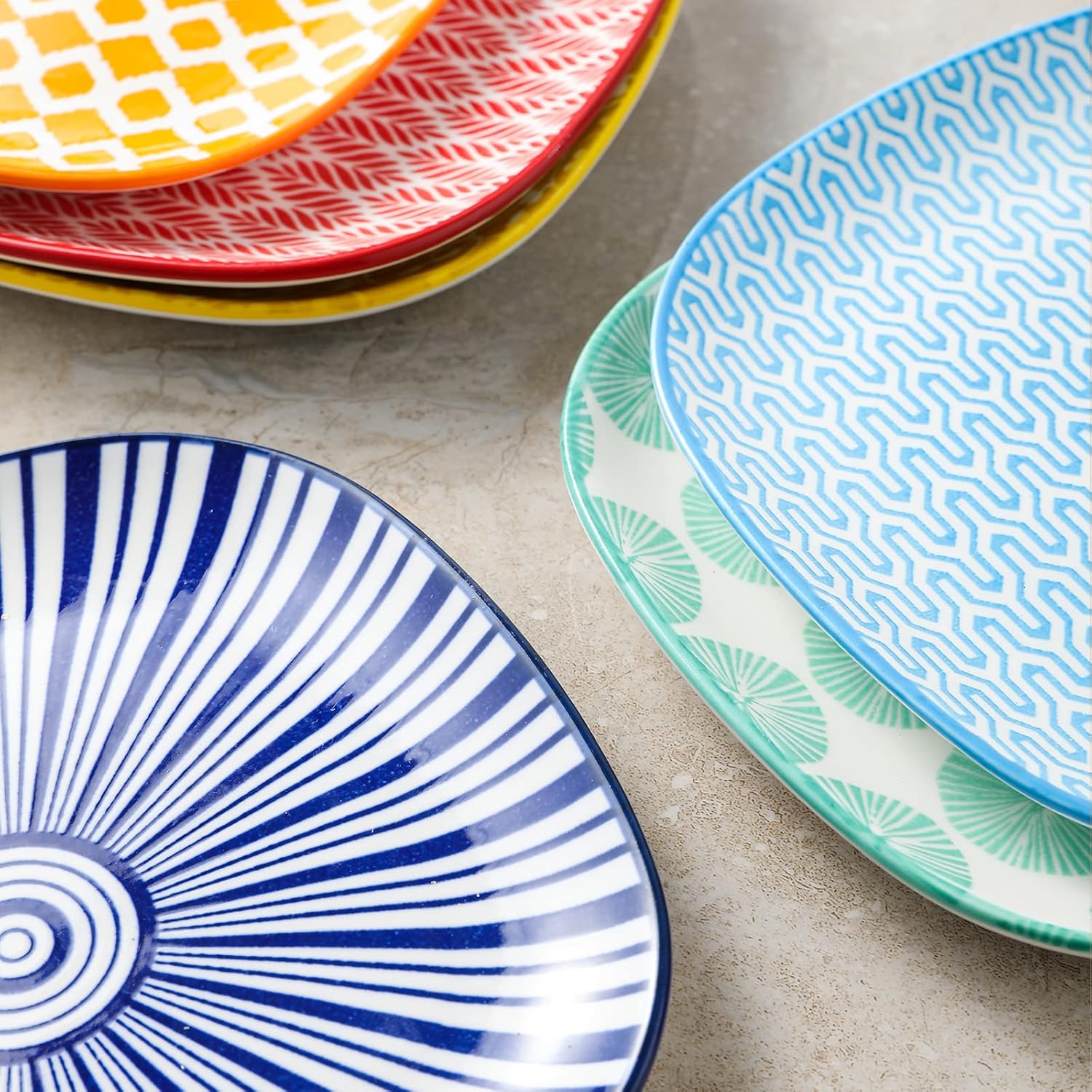 Selamica Square Salad Plates Set of 6