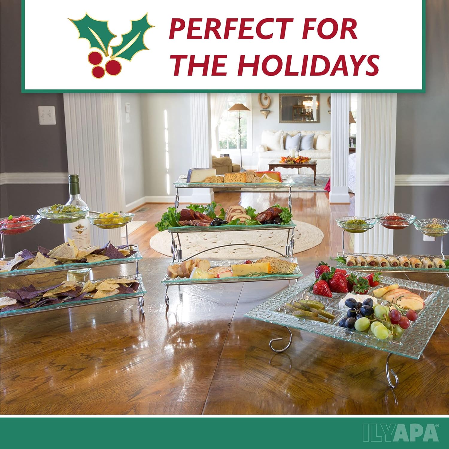 Elegant 3-Tier Server Tray for Dishes