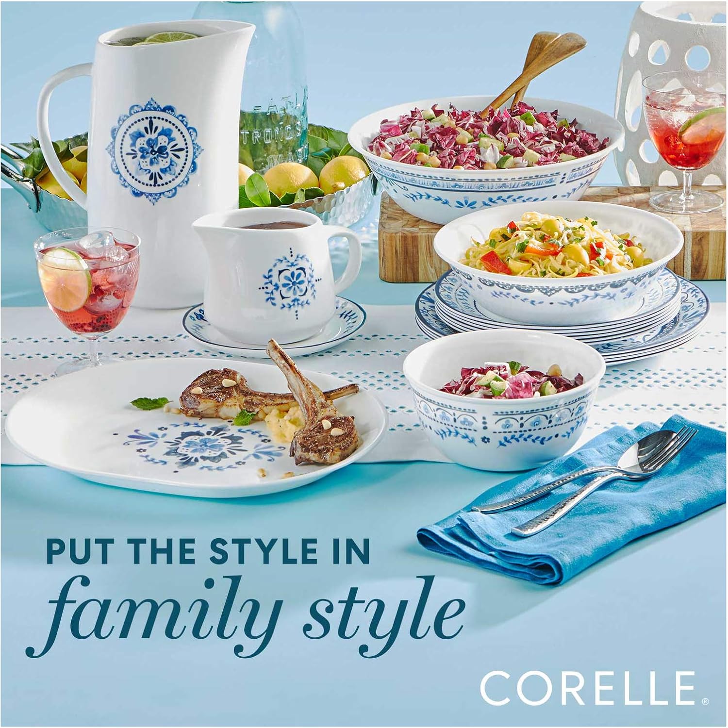 Corelle Vitrelle 2-Pack Durable Functional Delightful