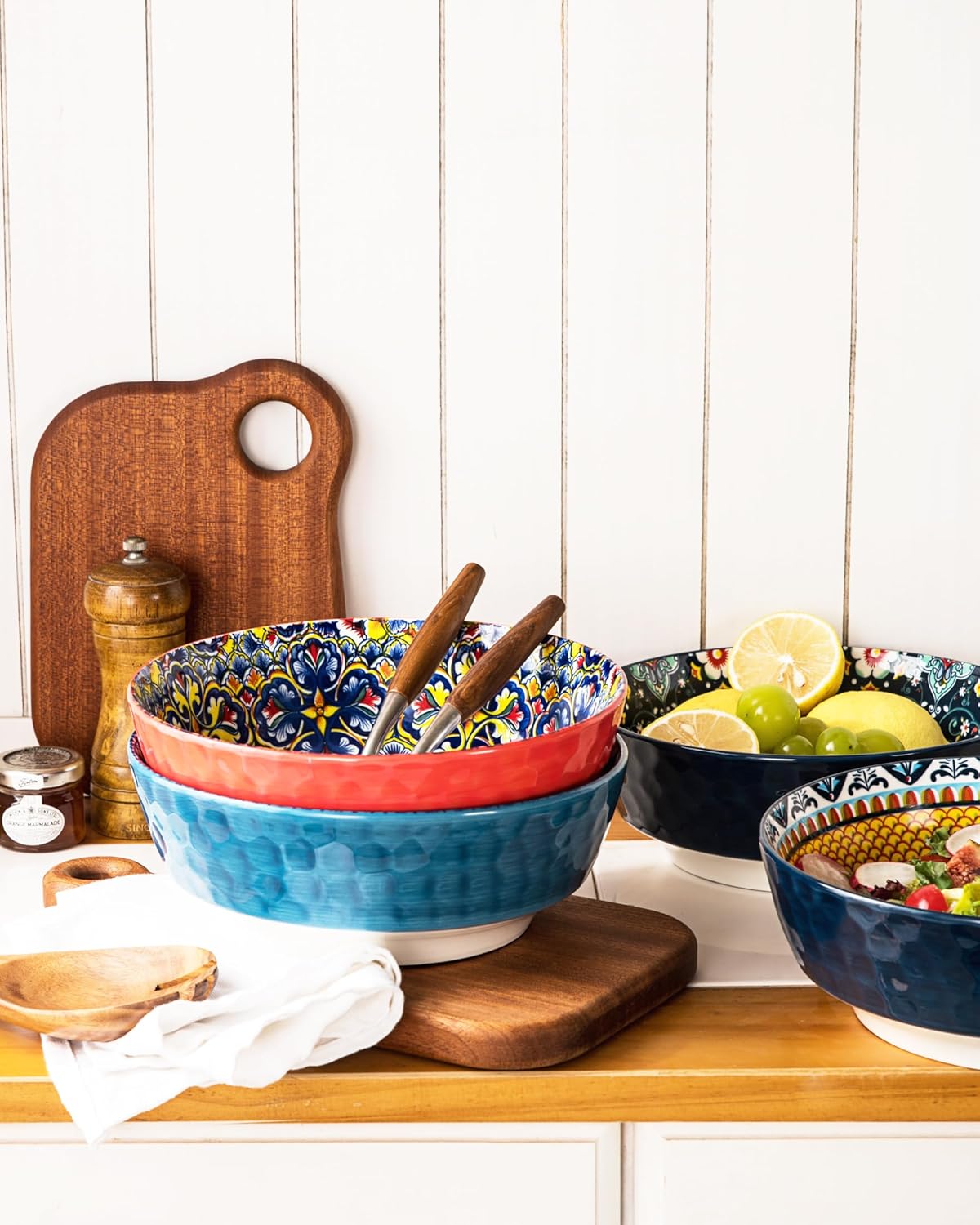 Vibrant Design Salad Bowl Sets