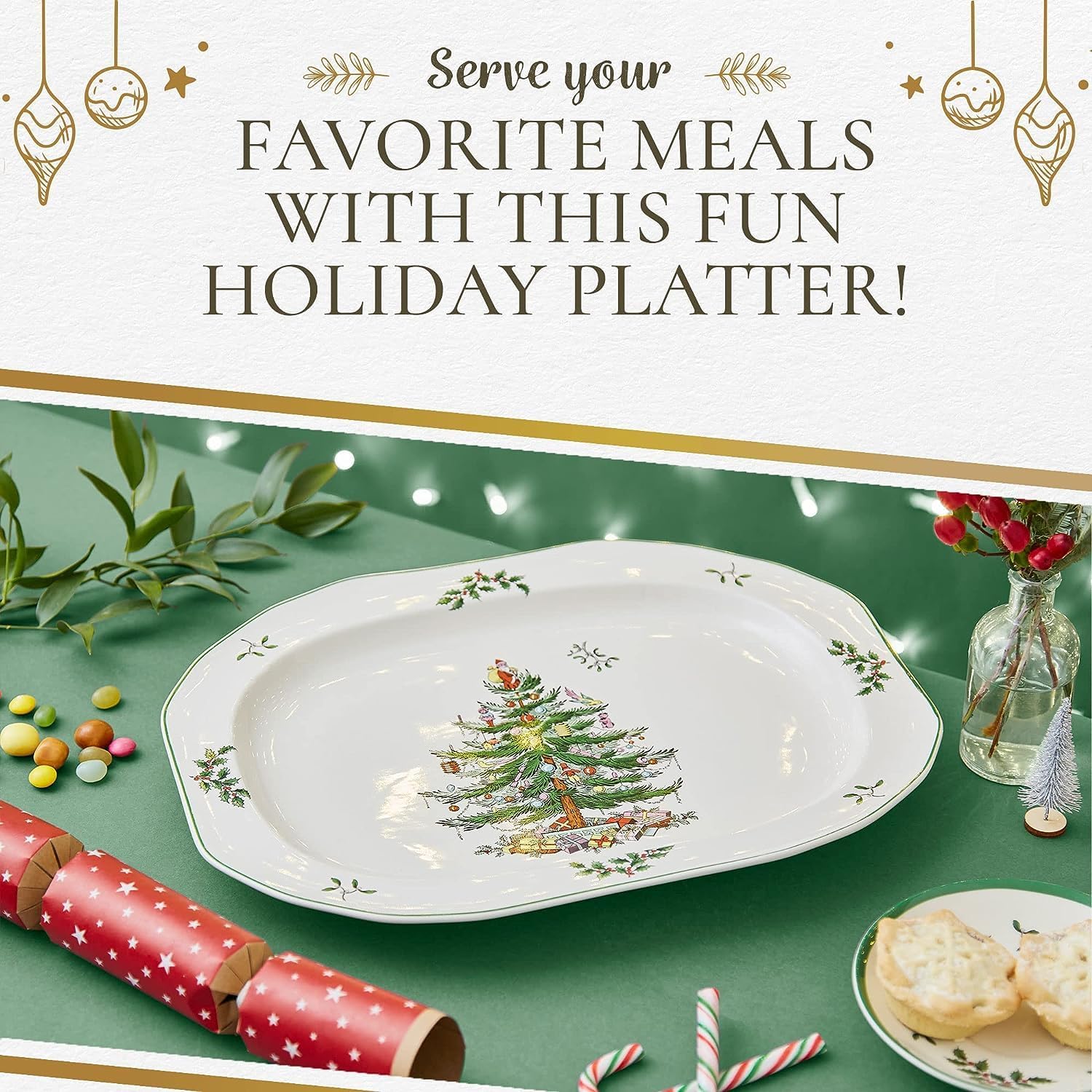 Spode Christmas Tree 14-Inch Platter