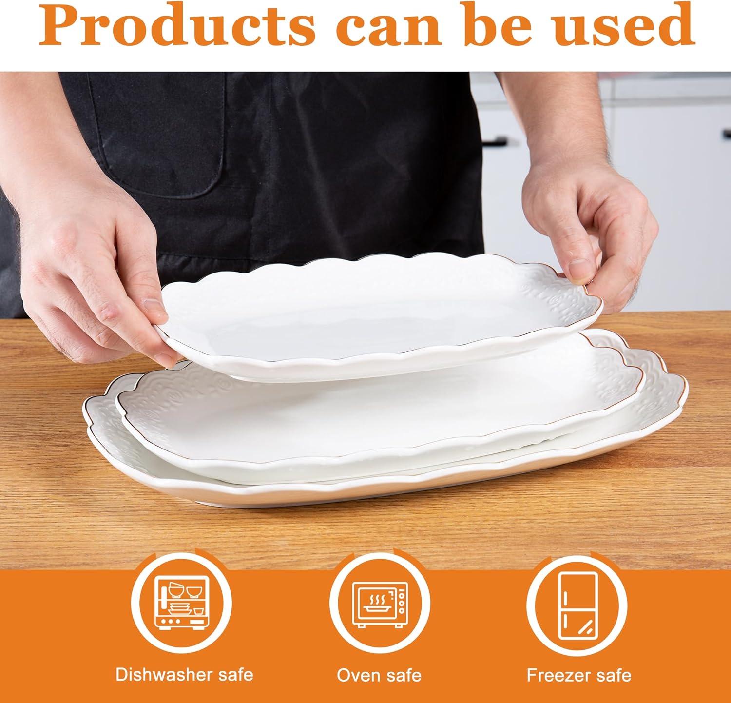 Ceramic Serving Platters Set