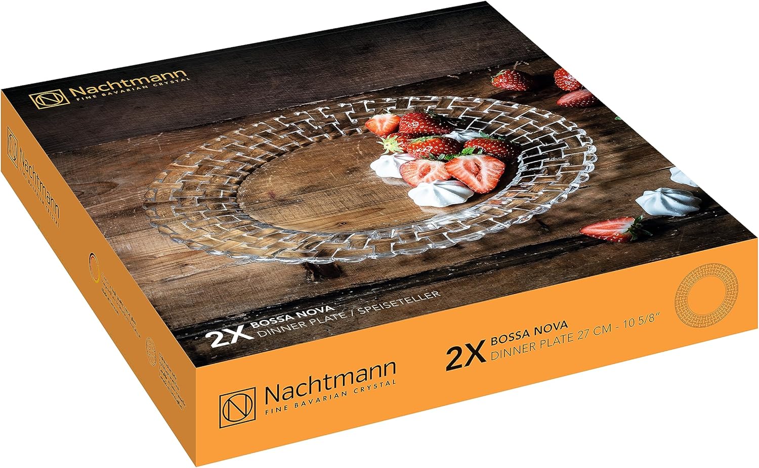 Nachtmann Bossa Nova Collection Dinner Plates Set of 2