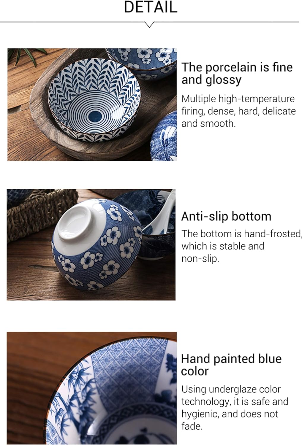 Gegong Blue and White Dinnerware Set Perfect for Every Day