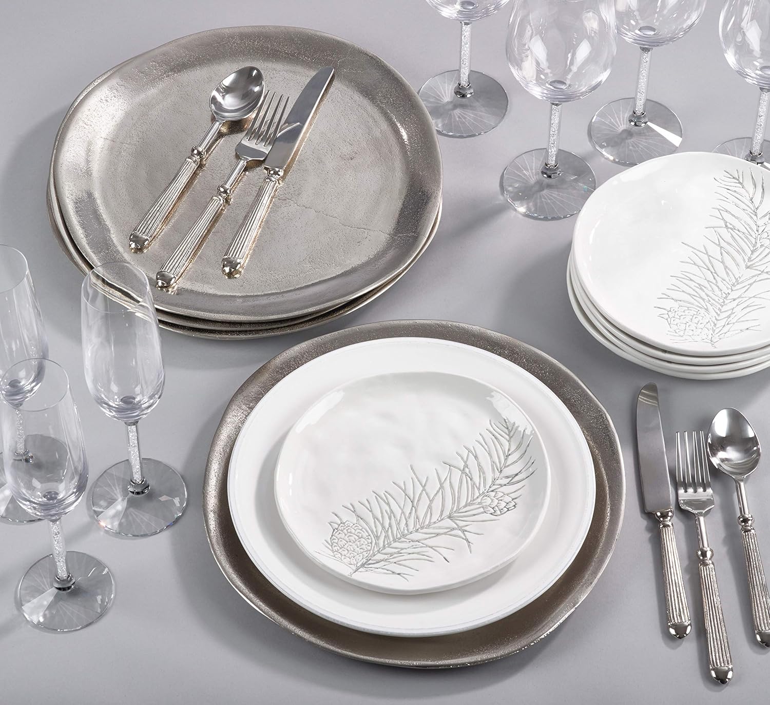 Aluminum Organic Charger Set Four-Piece