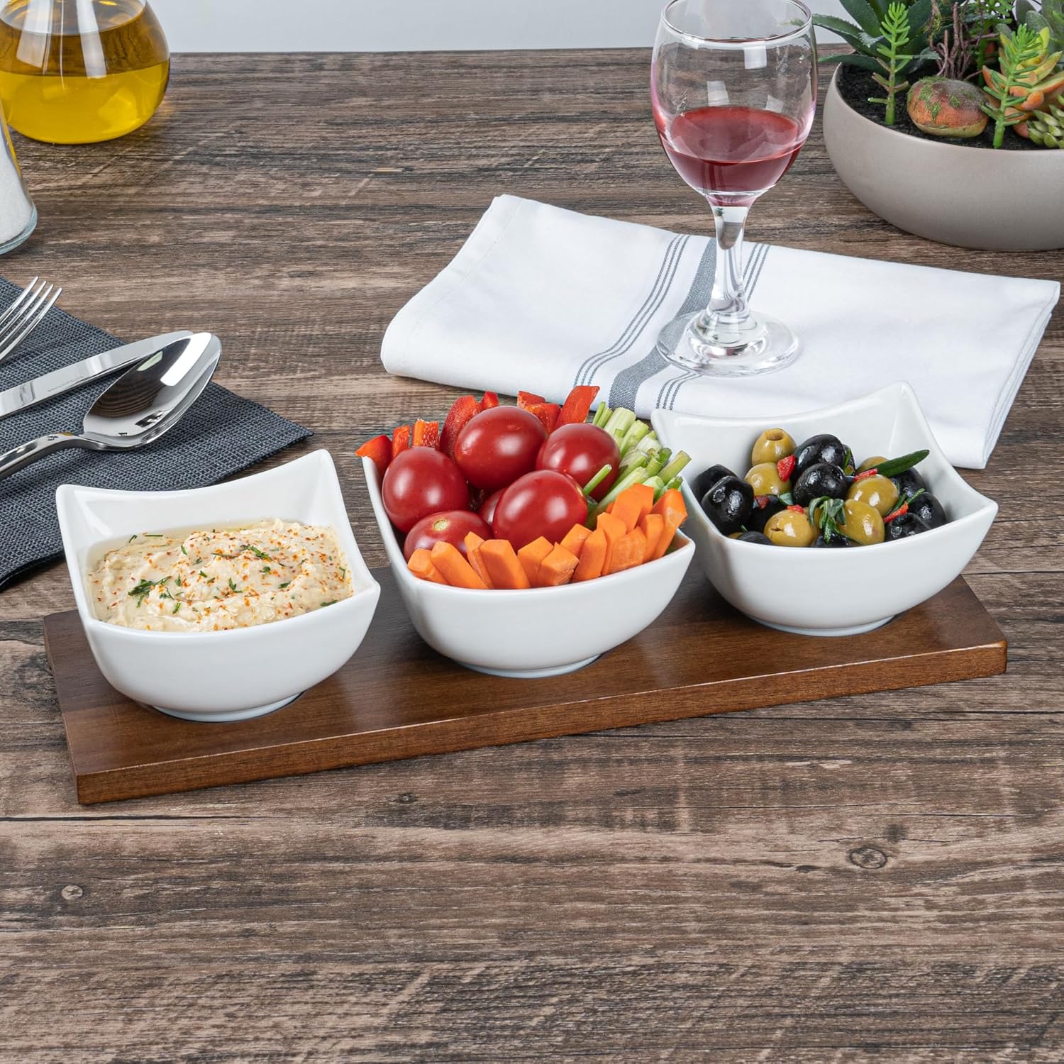 Stylish 3-Piece Bowl Set for Home Restaurant Use