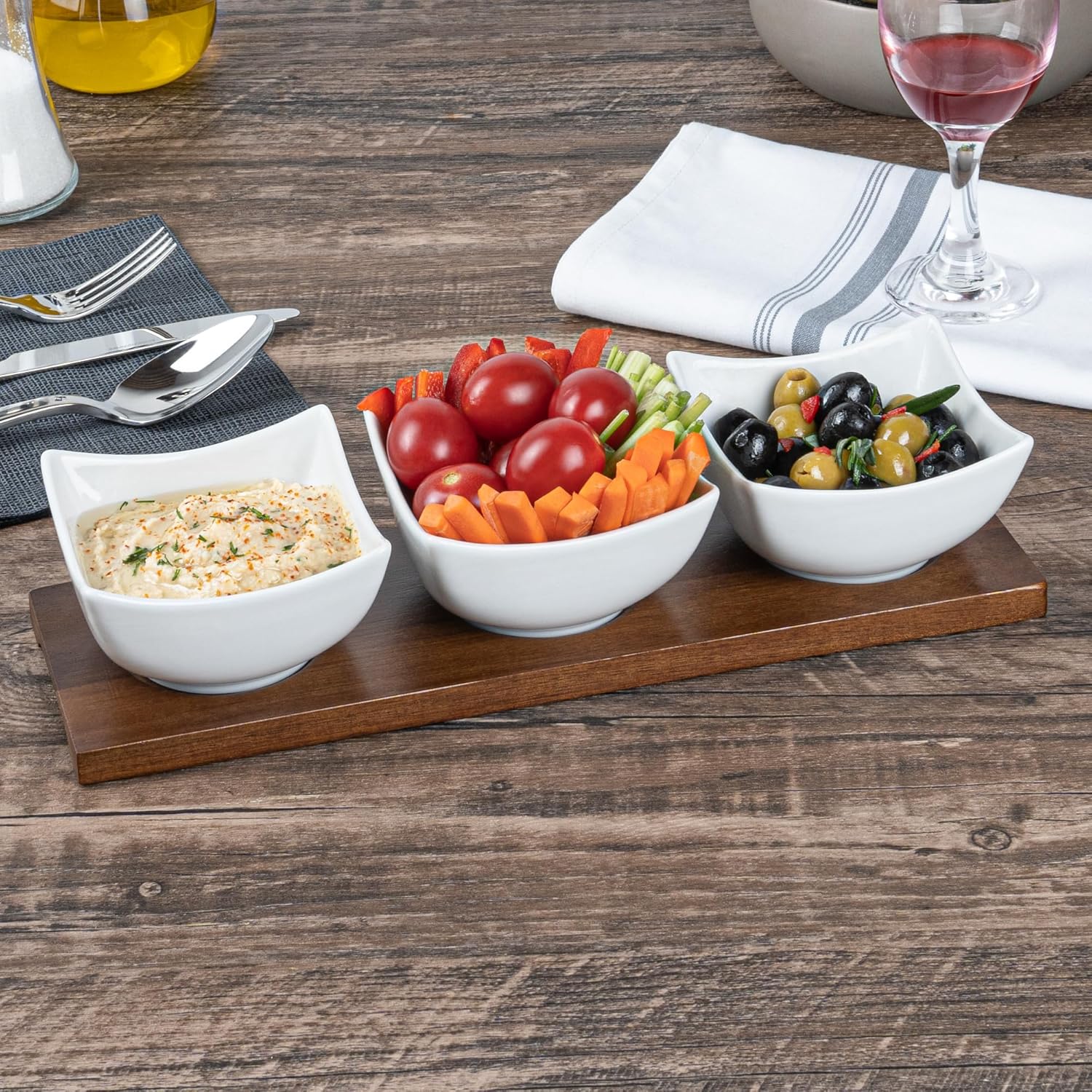 Stylish 3-Piece Bowl Set for Home Restaurant Use