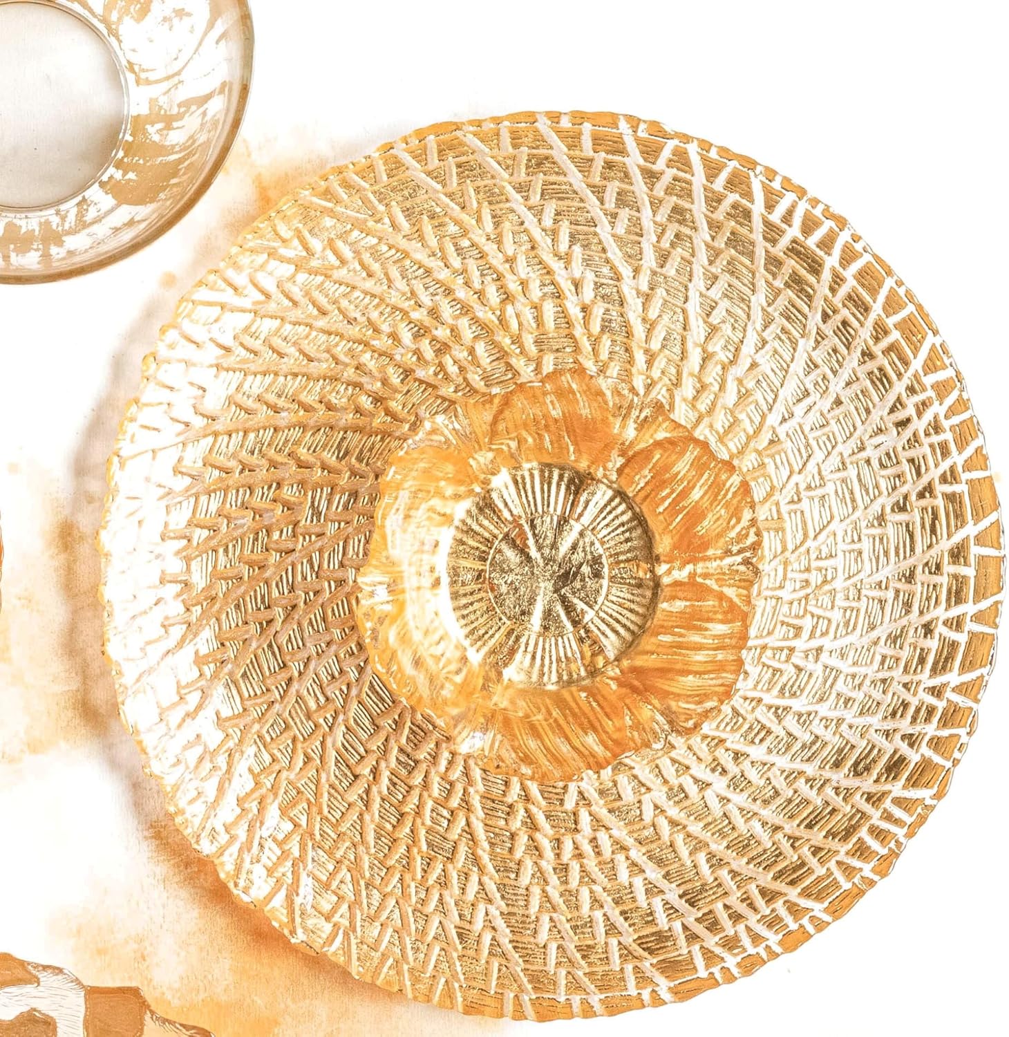 Vietri Gold Floral