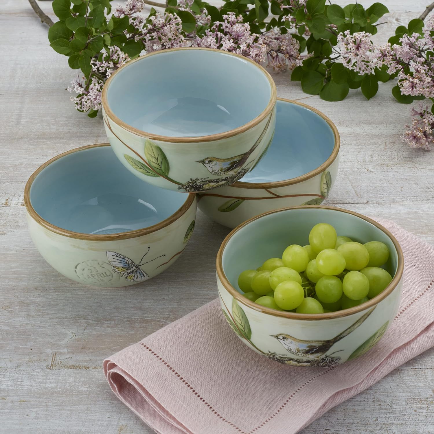 Toulouse Small Fruit Bowls Set of 4 - Chararming Celtic