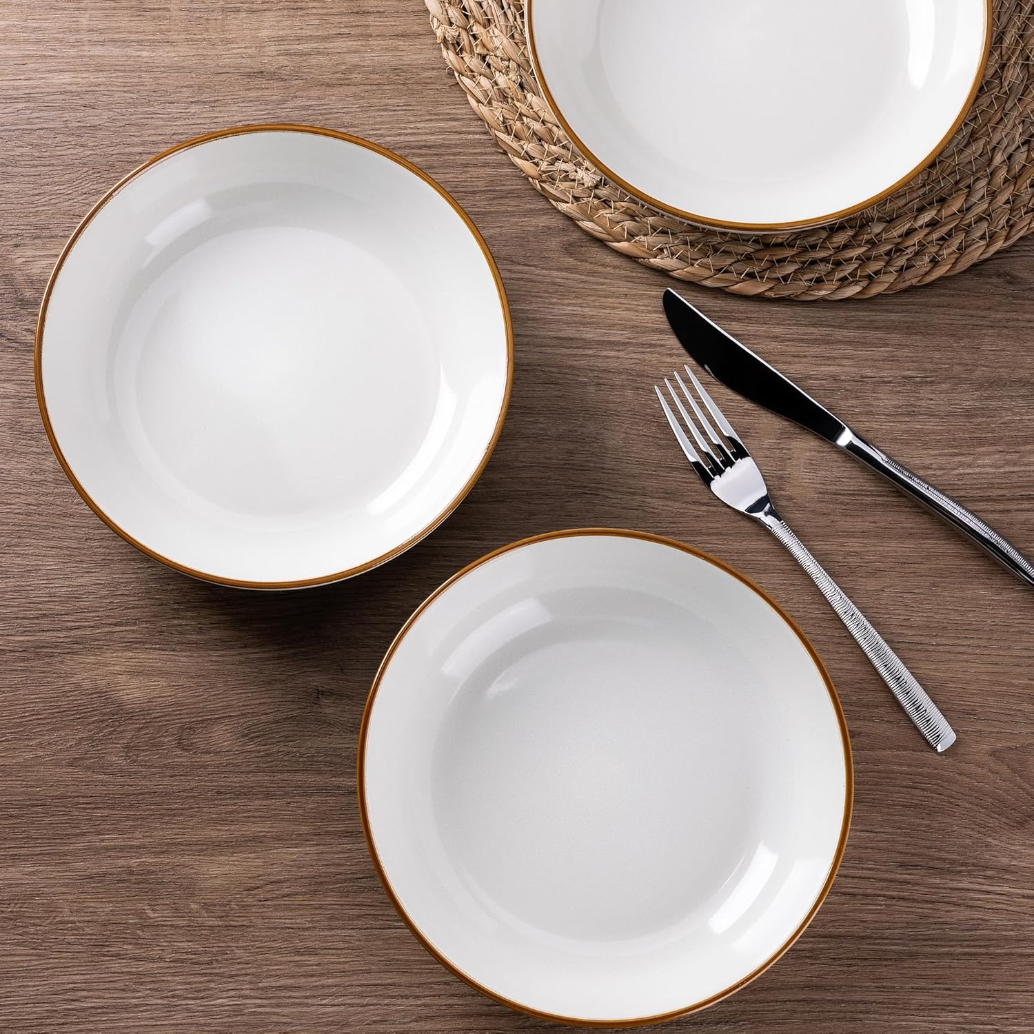 Sturdy Durable 85 Ceramic Pasta Bowls for Kitchen Use