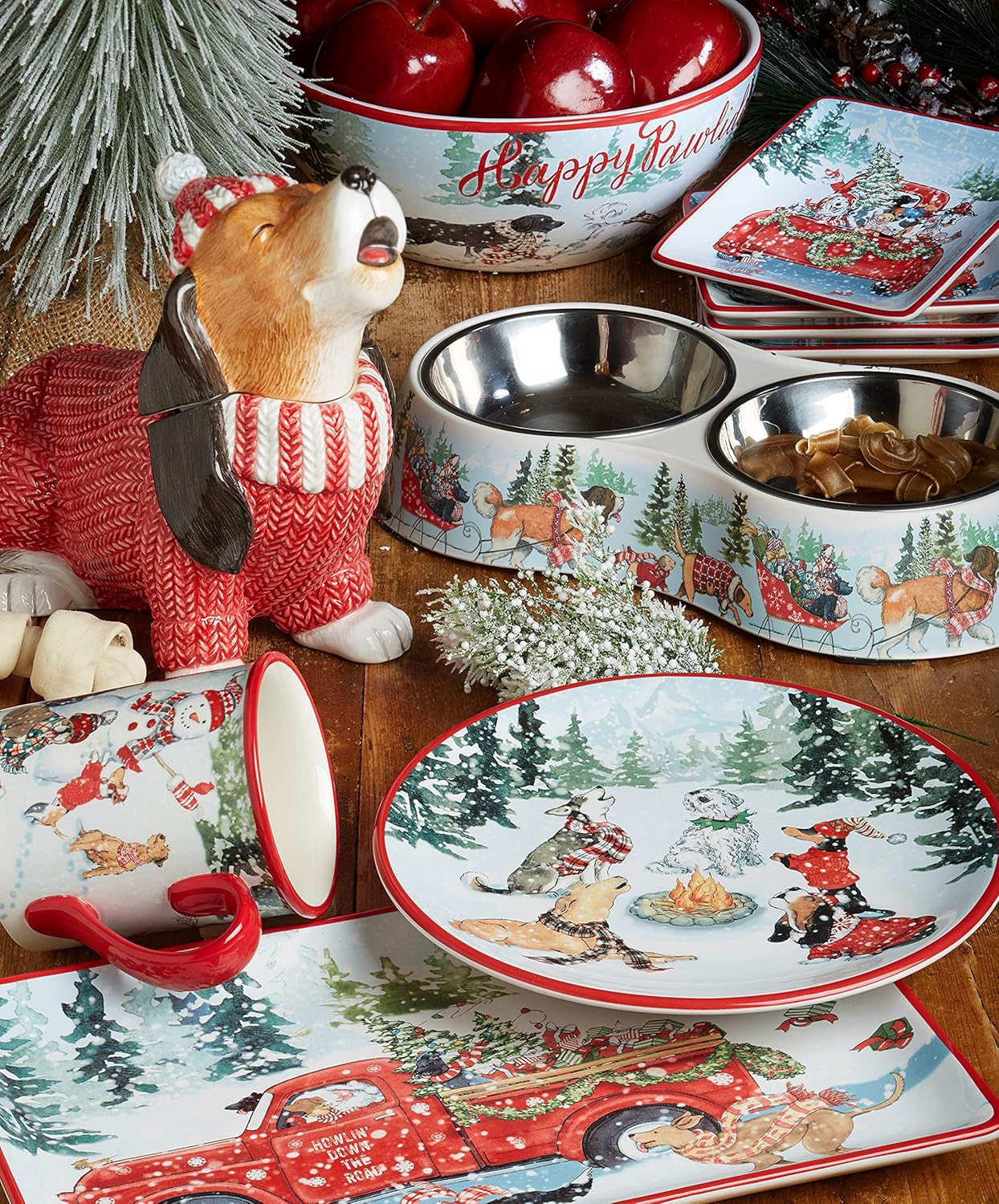 Certified International Special Delivery 6 Appetizer Plates Set of 4
