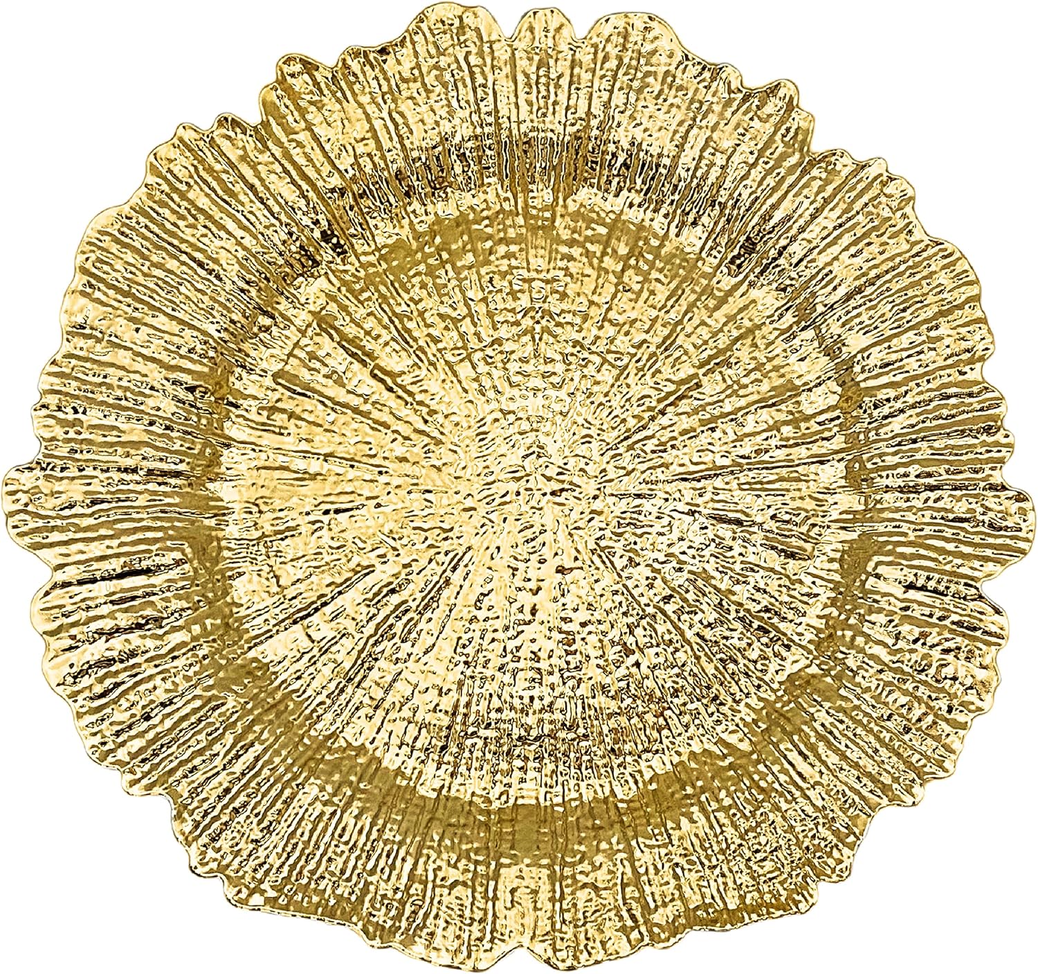 Henilosson 13-inch Gold charger plates for elegant parties 24 pack
