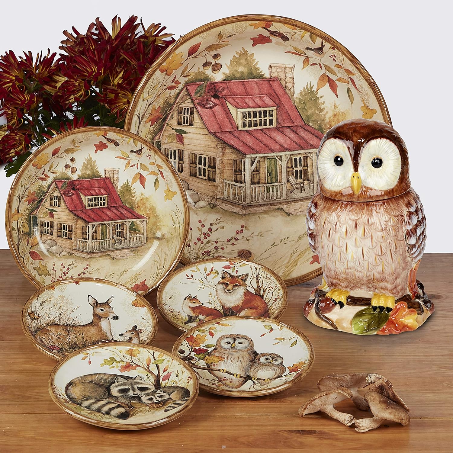 Stylish Pine Forest Serving Platter
