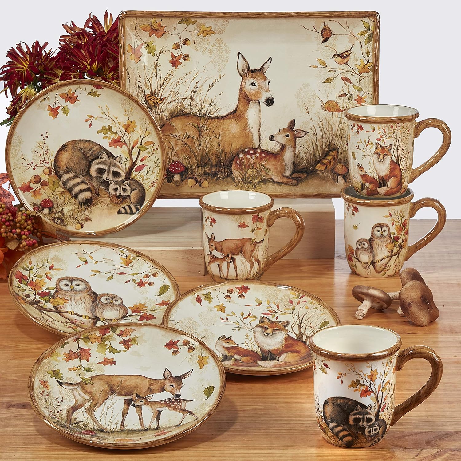 Stylish Pine Forest Serving Platter