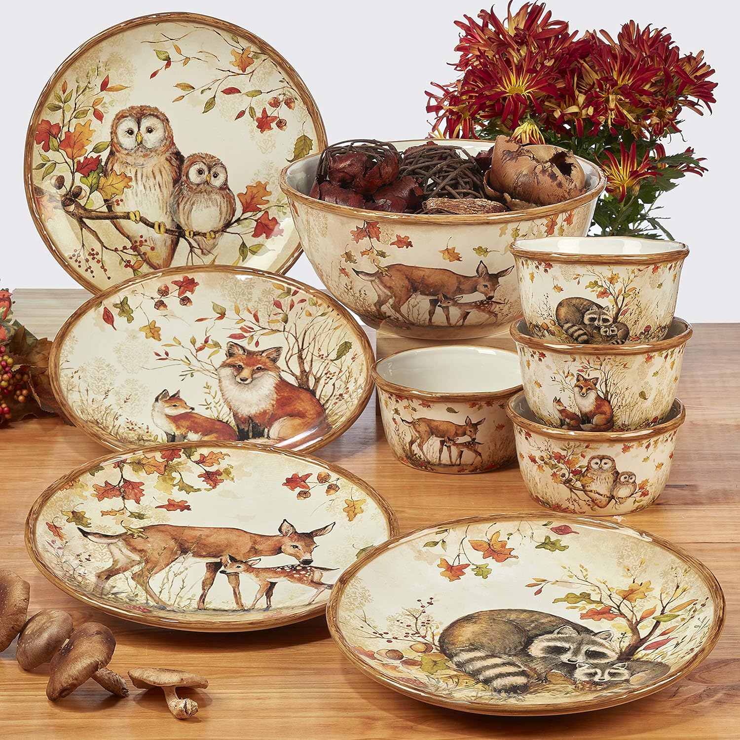 Stylish Pine Forest Serving Platter